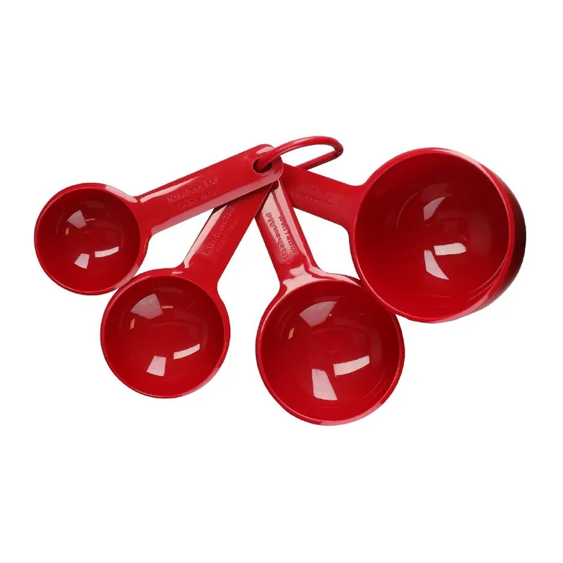 Finale Uitverkoop Kitchenaid Maatbekers Empire Rood (Set Van 4)