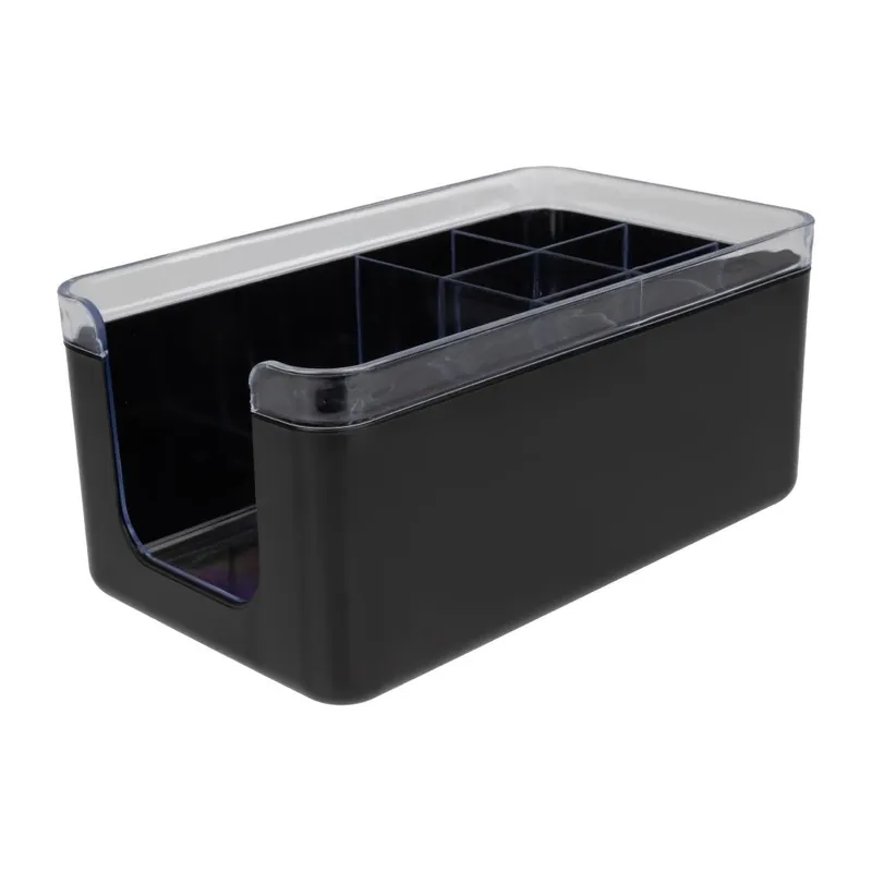 Lage Prijs Olympia Kristallon Bar Caddy Zwart Abs