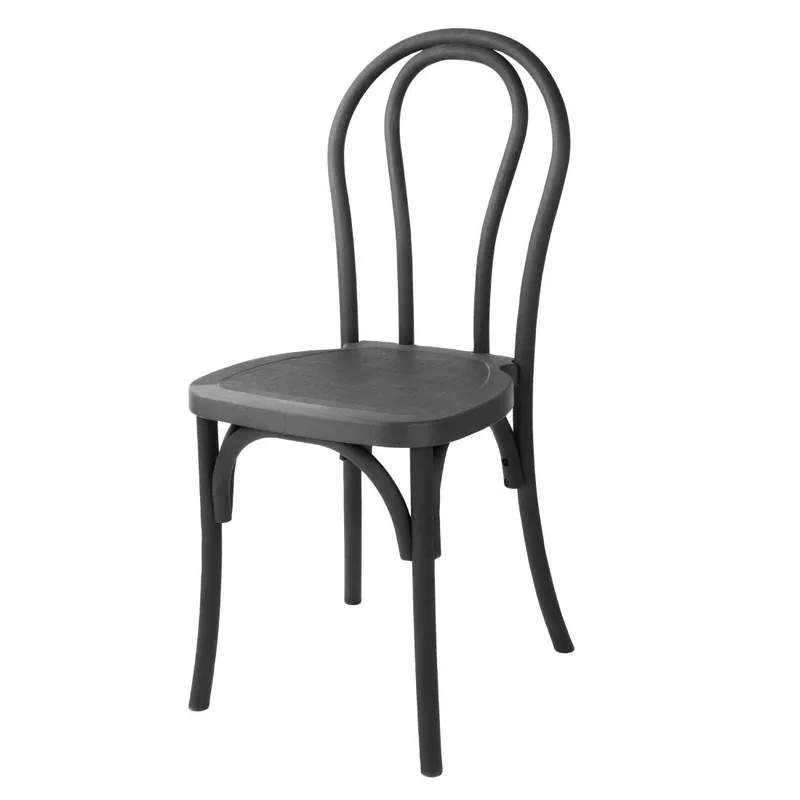 Must-Have Bolero Soho Stoelen Van Buighout Stijl Hars Zwart (4 Stuks)