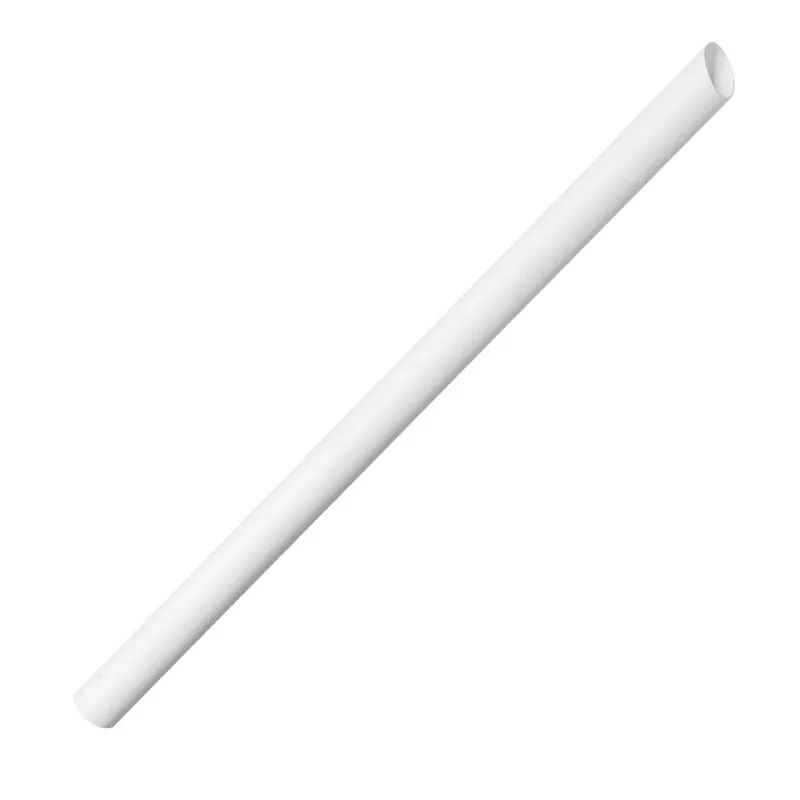 Voordeelprijs Fiesta Composteerbare Bubble Tea Rietje Wit 12X210mm (Pak Van 150)