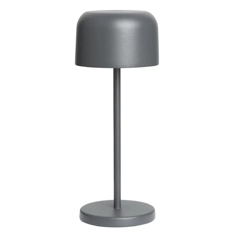 Olympia Siena Tafellamp Ronde Koepel Grijs 200mm Merkproduct