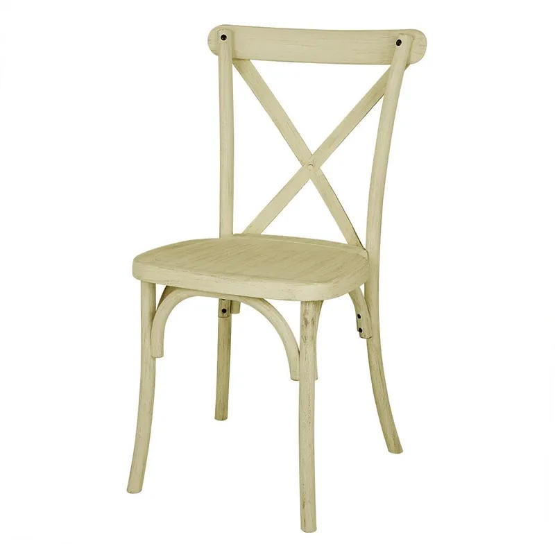 Direct Beschikbaar Bolero Manhattan Kruisrug Harsstoelen Naturel (Set Van 4)