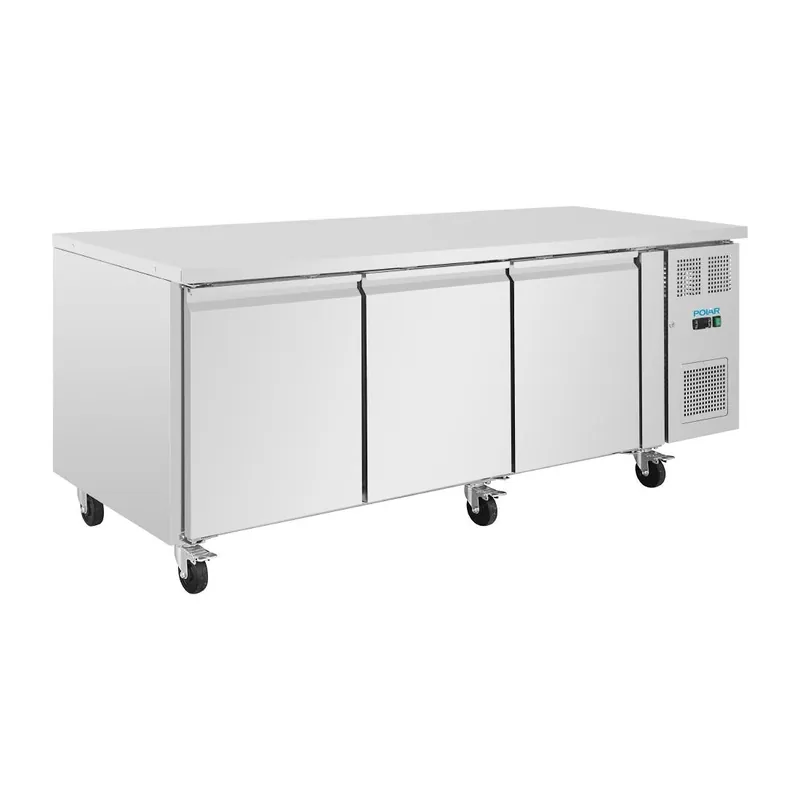 Gratis Retour Polar U-serie 3-deurs counter met euronorm opslag 634L