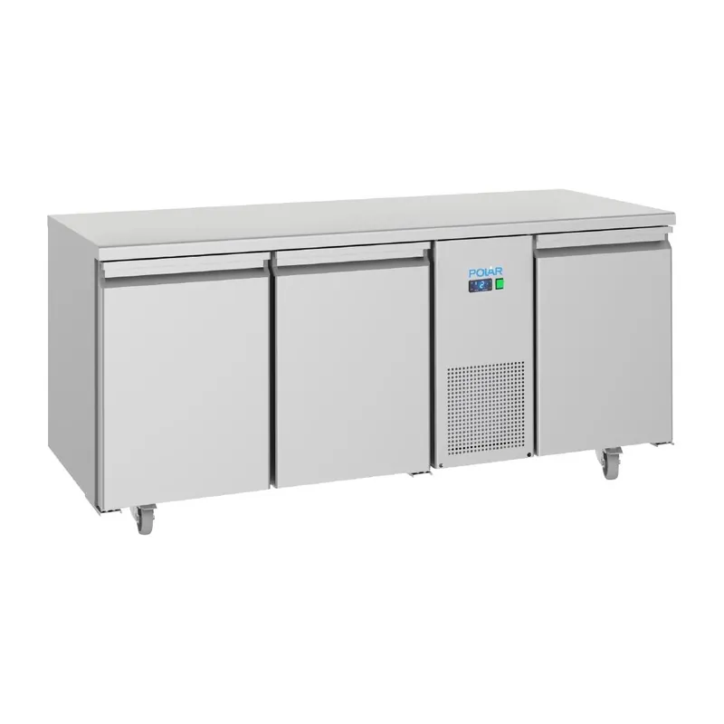Snelle Levering Polar U-serie Energiezuinige 3-Deurs Aanrecht Vriezer 474Ltr