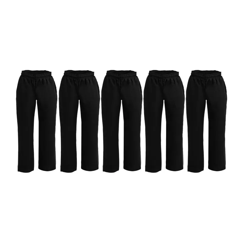 Whites Vegas Chef Broek Polykatoen Zwart S (5 stuks) Seizoensaanbieding