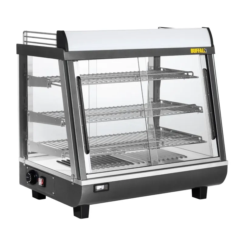 Voordeelprijs Buffalo Voor- En Achterdeur Verwarmde Vitrine 96Ltr