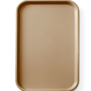 Populair Fastfooddienblad polypropyleen GN 1/1 - AmerBox - GN 1/1 - Bruin - 530x325x(H)20mm