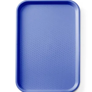 Fastfooddienblad polypropyleen GN 1/1 - AmerBox - GN 1/1 - Blauw - 530x325x(H)20mm Nieuw