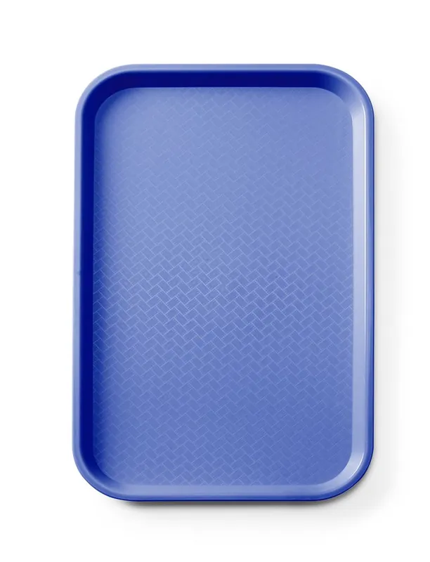 Fastfooddienblad polypropyleen GN 1/1 - AmerBox - GN 1/1 - Blauw - 530x325x(H)20mm Nieuw