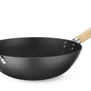 Weekendaanbieding Wok met houten handvat - Ø324x565mm