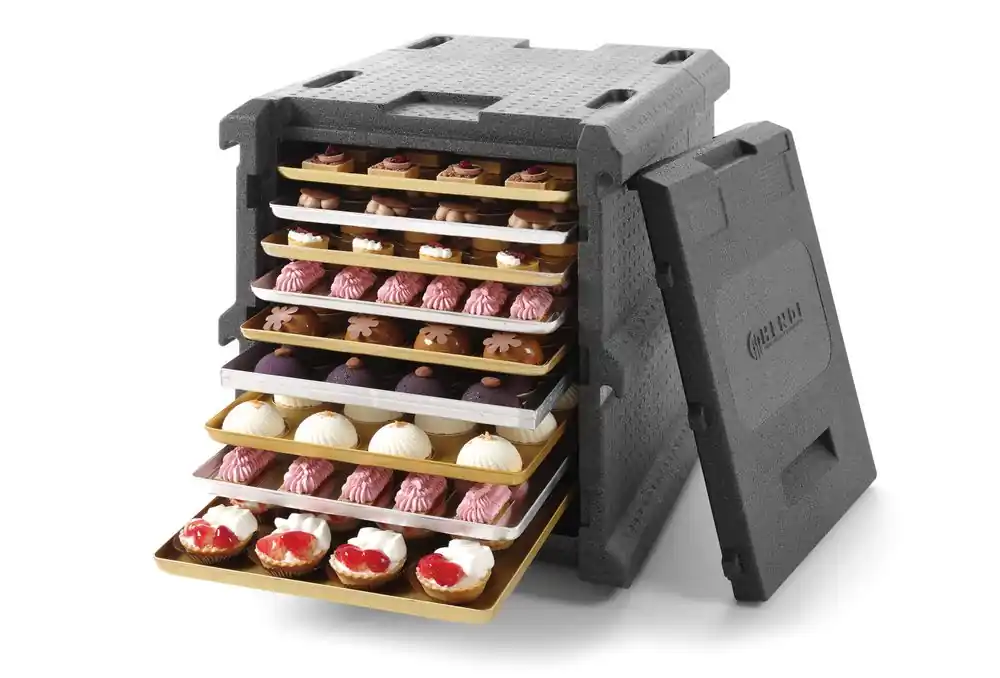 Thermobox 9x 600x400mm - Profi Line - 128L - 540x700x(H)640mm Flitsaanbieding