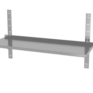Verstelbare enkele wandplank met 2 beugels - 4 st. - 1400x300x(H)600mm Beste Prijs