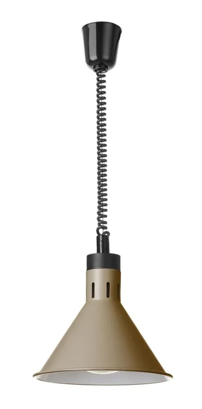 Exclusieve Aanbieding Verstelbare warmtelamp conisch - Beige - 230V/250W - Ø275x(H)250mm