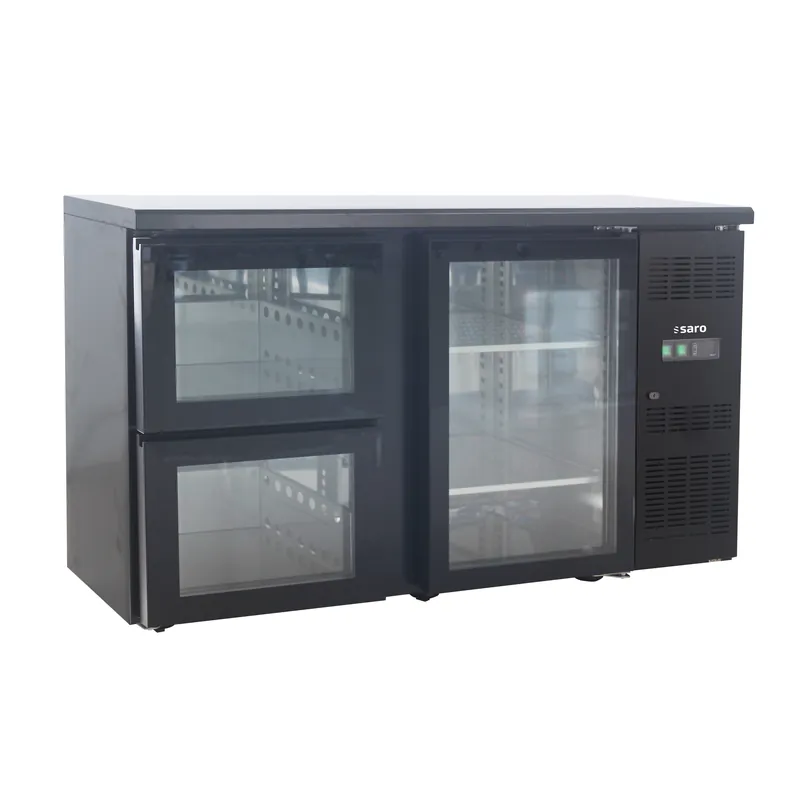 SARO barkoeler, 1 glazen deur + 2 laden, BC 2100 G S2 Goedkoop