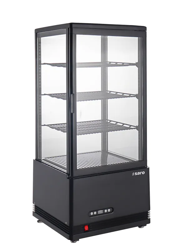 SARO Koelvitrine SC 70 AV, zwart Must-Have