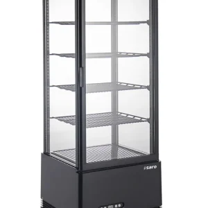 SARO Koelvitrine SC 100 AV, zwart Weekendaanbieding