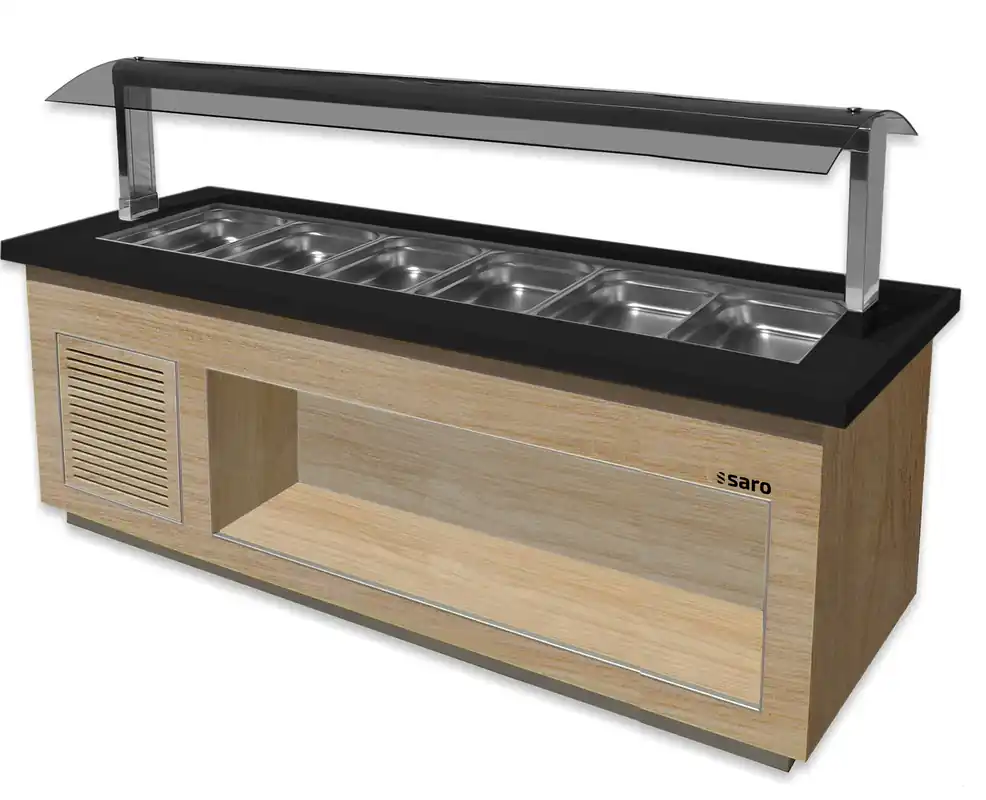 Aanbieding SARO Warm buffet model PREMIUM LINE SB-H 230 OAK