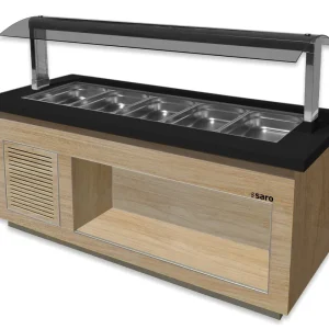 Rechtstreeks Van De Fabrikant SARO Saladebar model PREMIUM LINE- SB-K 200 OAK