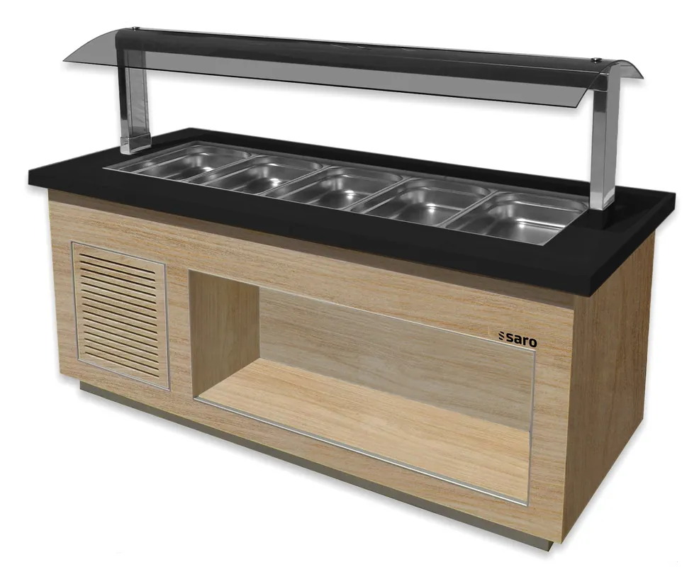 Rechtstreeks Van De Fabrikant SARO Saladebar model PREMIUM LINE- SB-K 200 OAK