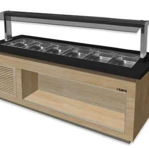 Direct Beschikbaar SARO Saladebar model PREMIUM LINE- SB-K 230 OAK