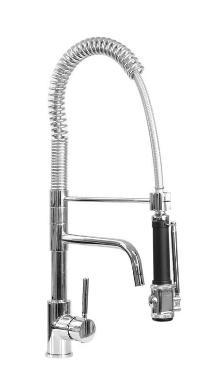 Meest Verkocht SARO Eengats Voorspoeldouche zwart met kraan VALENTINA