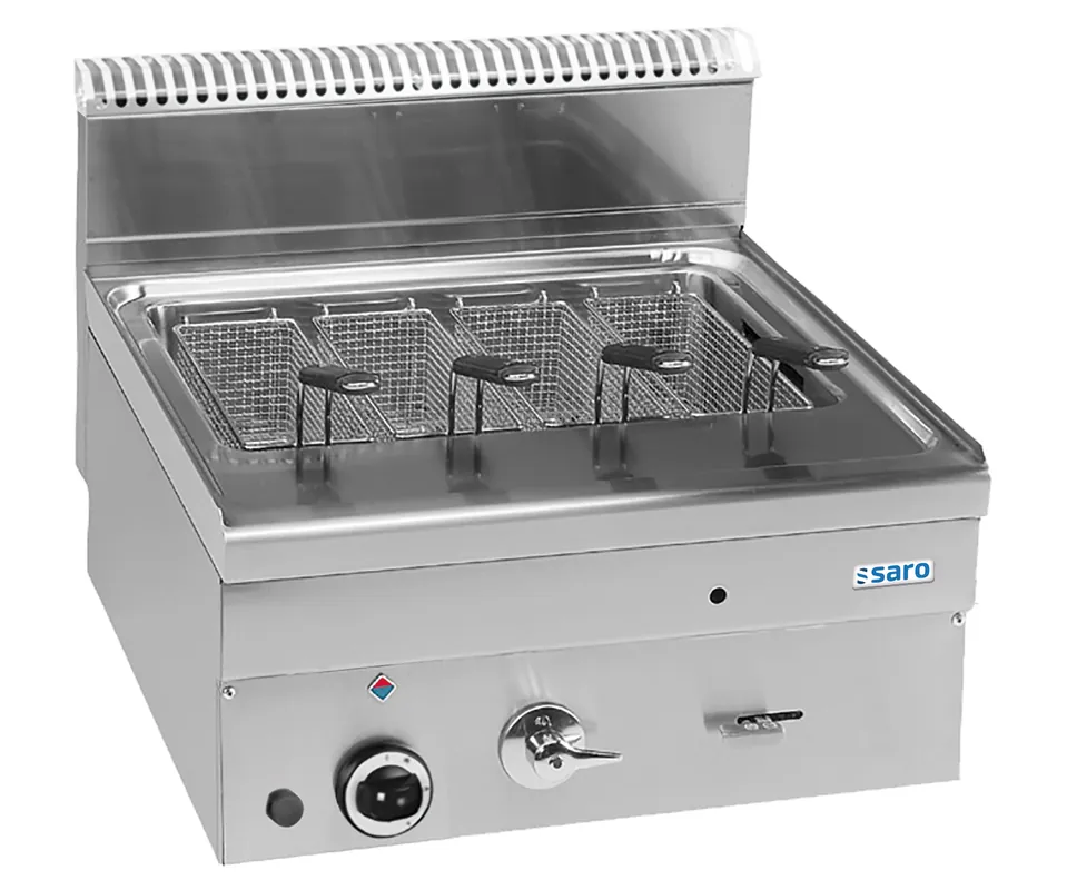 SARO Gas Pastakoker 600x600 zonder manden Model GC66/SC Premium