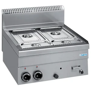 Gecertificeerd SARO Gas Bain-Marie 600 x 600 Model GBM66