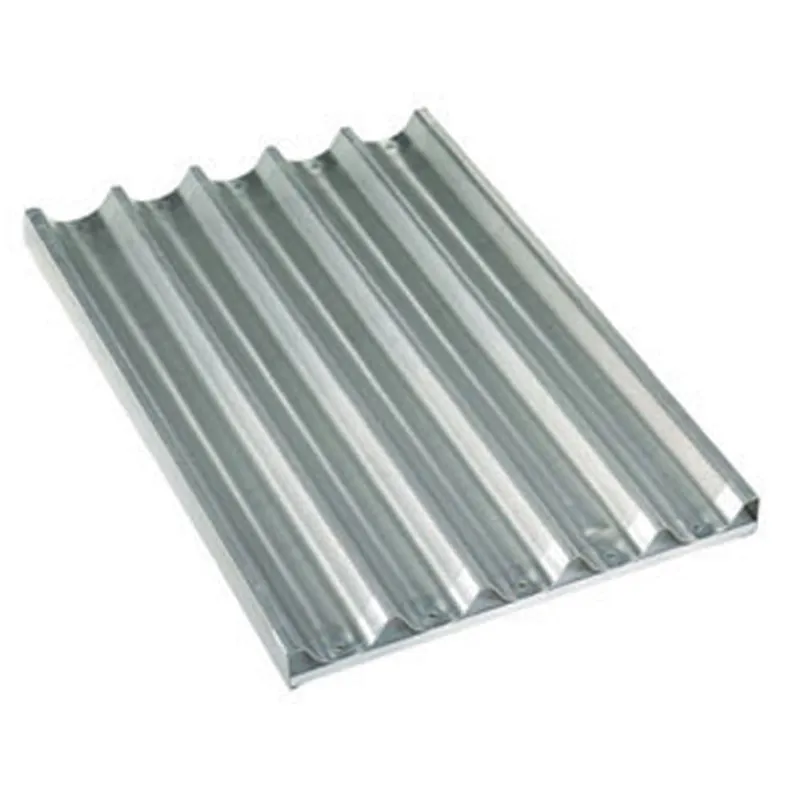Laatste Kans Plaat in aluminium 600x400xh38 mm, geperforeerd-geribd