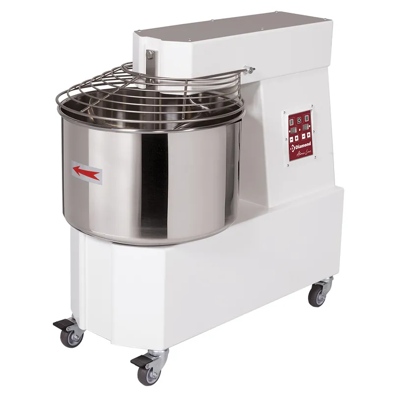 Superprijs Spiraalkneder 53 liters, 2 snelheden, - Automatisch, digitaal, op wielen