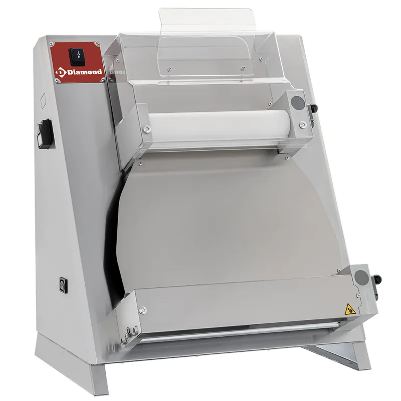 Exclusieve Aanbieding Pizzaroller Ø 420 mm, 2 rollen "Linear", in R.V.S.