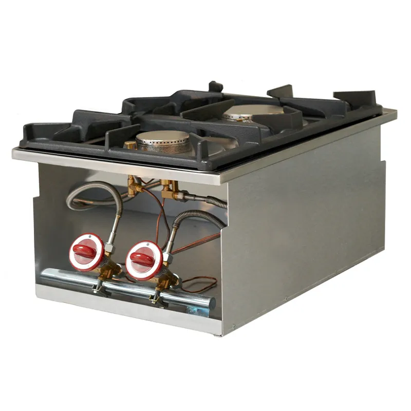 Gratis Retour Gasfornuis 2 branders, inbouw