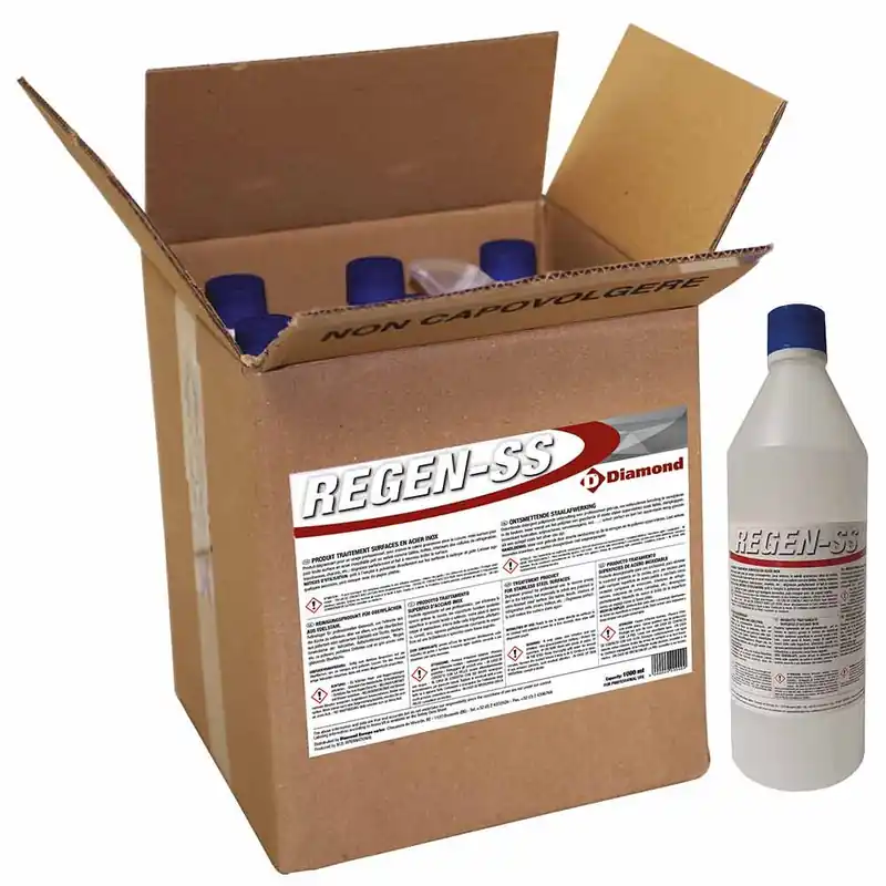Betaalbaar Behandelingsproduct voor RVS oppervlaktes 9 FL. x 1 KG