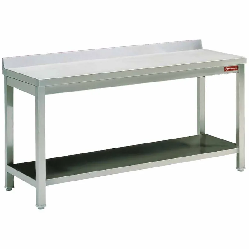 Actieprijs Werktafel met onderblad + achterrand