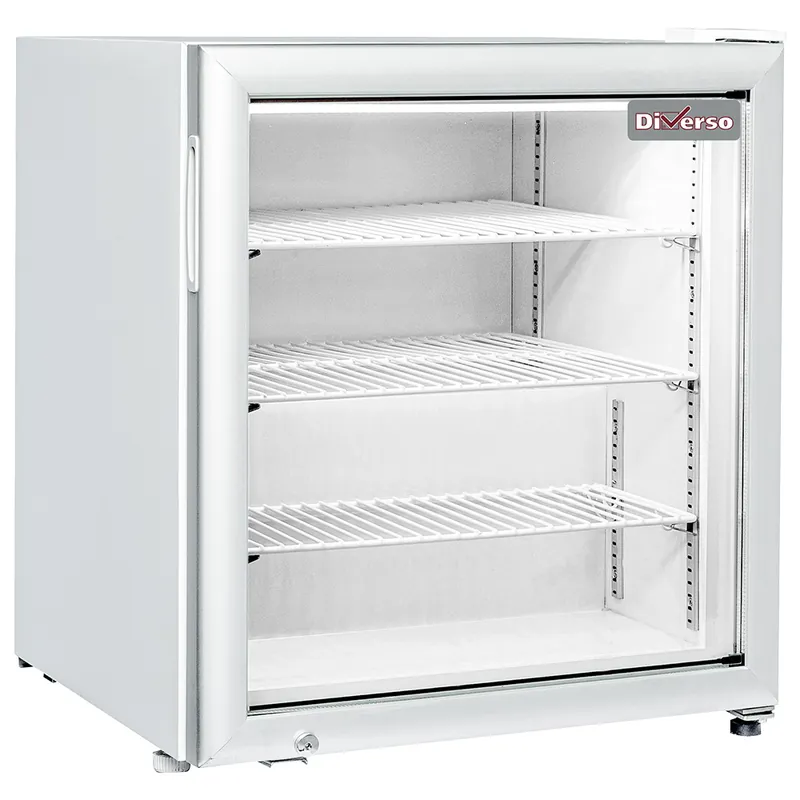 Gereduceerde Prijs Vitrine tafelmodel negatieve T°, 90 liter