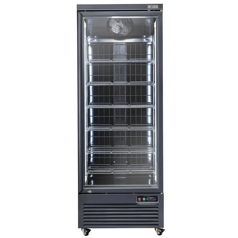 Must-Have Verticale vrieskastvitrine, 560 liter - ZWART
