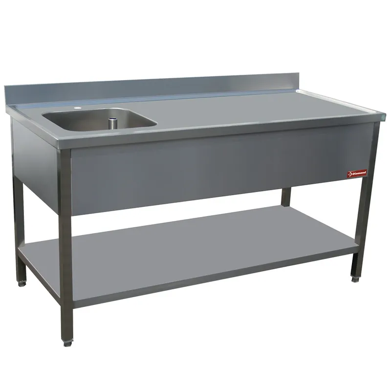 Cheftafel 1 rh 1 linkse tank 400X400XH275 Superprijs