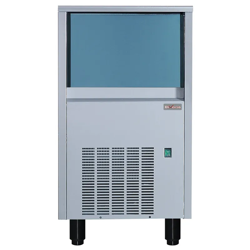 Voordeelprijs Volle ijsblokjesmachine (22 gr) 41kg/24h met reserve 15 kg roestvrij staal