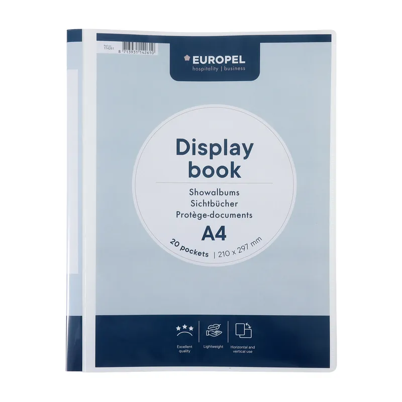 Showalbum Europel Frontview A4 20 tas wit Dagaanbieding