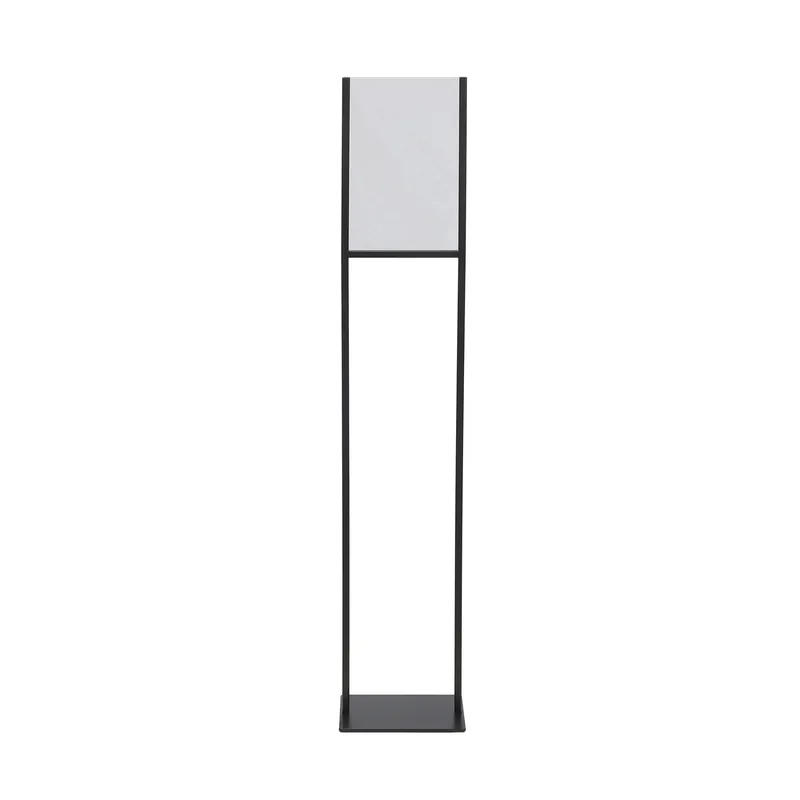 Veilige Betaling Infostand Europel zwart metaal met acrylic bord A4