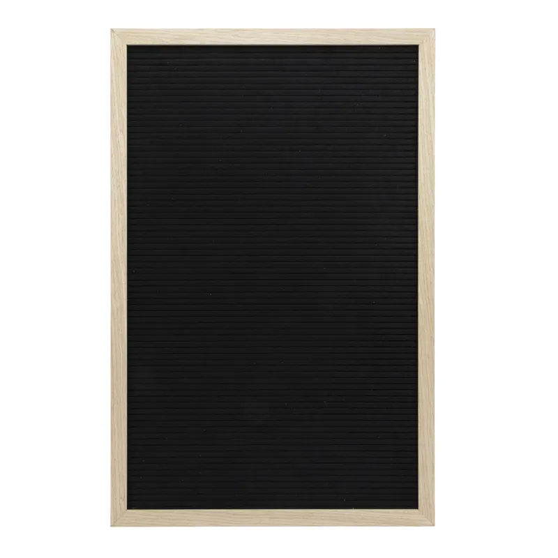 Medium Wand Letterbord Houten Frame In Teak 40x60 cm Seizoensaanbieding