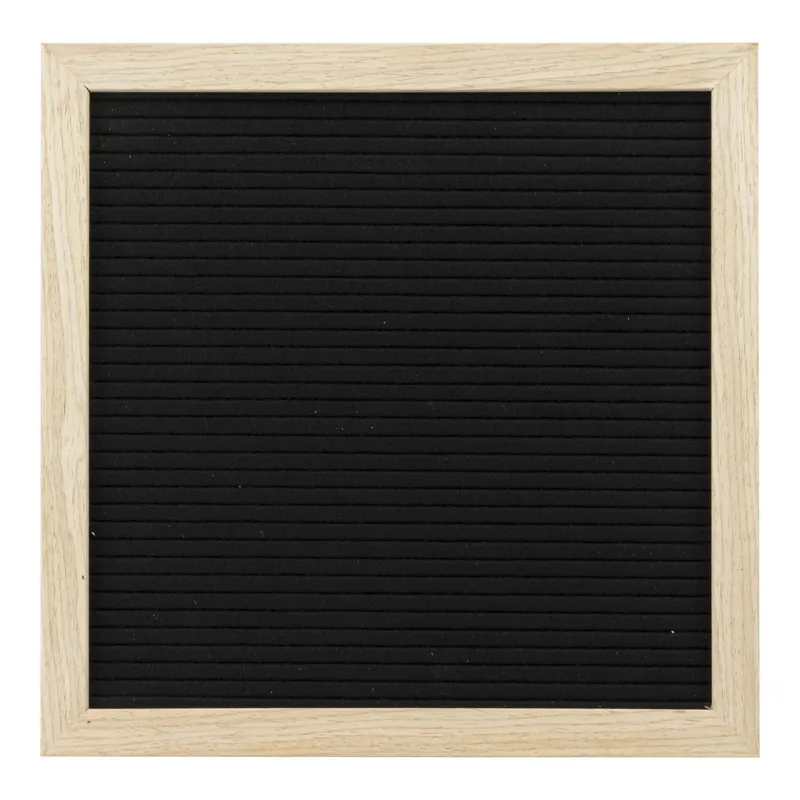 Meest Verkocht Klein Letterbord Met Houten Frame In Teak 30x40 cm