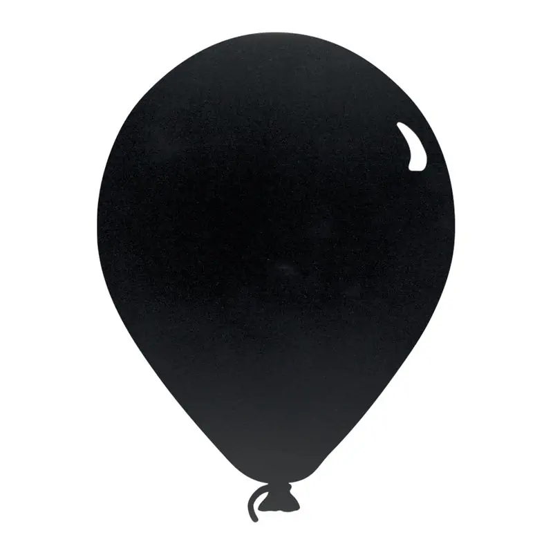 Shop Nu Silhouette Ballon Wandkrijtbord In Zwart 30x50 cm