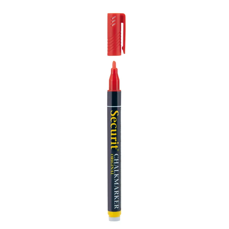 Actieprijs Originele Krijtstift Met Ronde Punt In Rood 1-2 mm