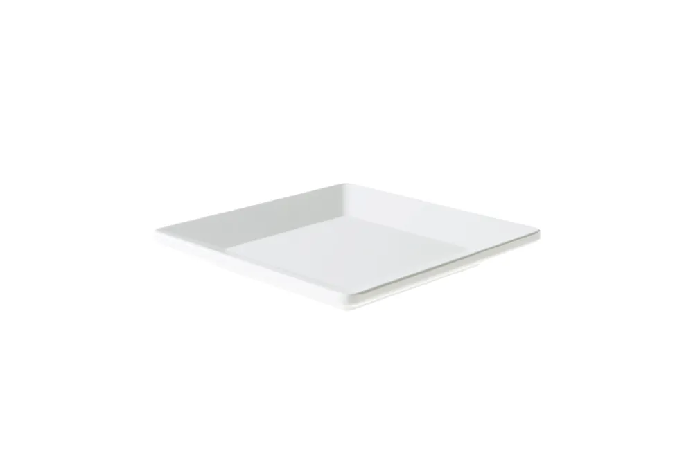 Bord Melamine 15 x 15 cm Wit Melamine Koopje