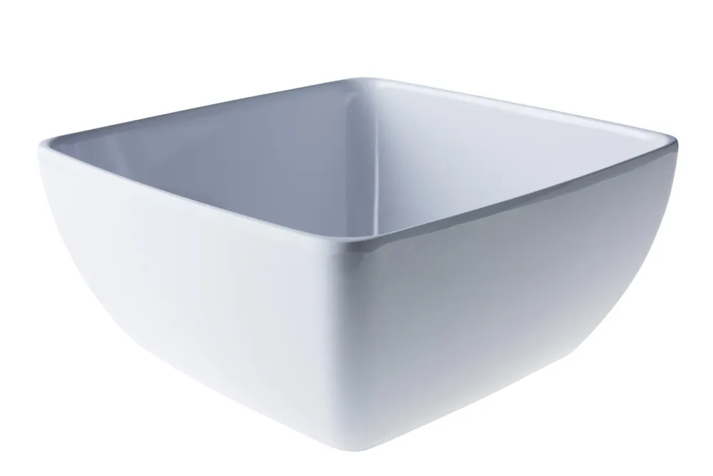 Merkproduct Schaal Melamine 25 x 25 cm 4.5 Liter Wit Melamine
