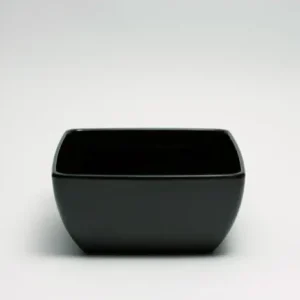 Schaal Melamine 19 x 19 cm 2 Liter Zwart Melamine Gratis Retour
