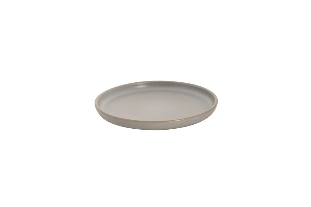 Bord Sandy Loam 22 cm Grijs Stoneware Tijdelijk Beschikbaar