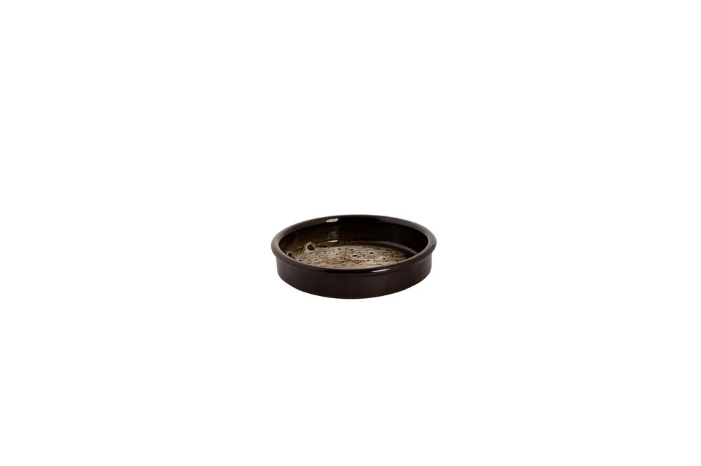 Ovenschaal Sabana 14 x 3.1 cm Wit Bruin Beperkte Voorraad