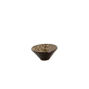 Finale Uitverkoop Schaal Sabana 10 cm 10 cl Bruin Wit Stoneware