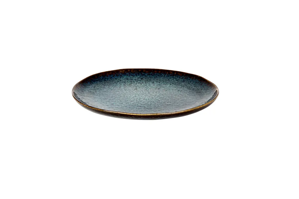 Voordeelprijs Bord Eccentric 28 cm Blauw Stoneware